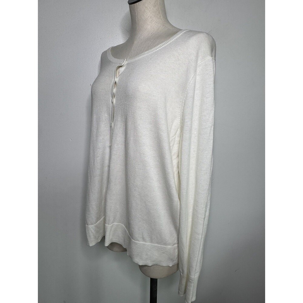 Old Navy Cardigan Sweater Womens Size XXL Off White Button Front Ivory NWOT - Picture 4 of 8